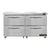 Continental Refrigerator DF48N-U-D 48"W Two-Section Designer Line Undercounter Freezer