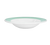 CAC China R-125-G 12.75" Dia. 30 Oz. Green Ceramic Round Rainbow Pasta Bowl (1 Dozen)