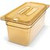 Carlisle 3086213 5.7 Qt. 1/3 Size Polyether Sulfone Amber Storplus High Heat Hot Food Pan