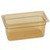 Carlisle 3086213 5.7 Qt. 1/3 Size Polyether Sulfone Amber Storplus High Heat Hot Food Pan