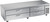 Beverage Air WTFCS84HC Worktop Cook Stand Freezer two-Section 84"
