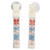 Winco TMT-RF1 2-7/8" x 5/8" Refrigerator/Freezer Thermometer (2 Pieces Per Pack)