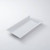 American Metalcraft MEL23 Plastic White Rectangular Endurance Platter