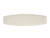 Tuxton AMU-551 Ceramic Pearl White Rectangular Plate (1 Dozen)