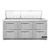 Continental Refrigerator SW72N27M-FB-D 72" W Three-Section Six Drawer Mighty Top Sandwich Unit