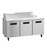 Hoshizaki SR72B-16 72" W Three-Section Three Door Reach-In Steelheart Series Sandwich Top Refrigerator