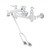 T&S Brass B-0655-BSTR Service Sink Faucet 8" centers-adjustable