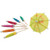 Winco PK-P4 Wooden Parasol Picks With Umbrella Top (144 Pieces Per Bag)