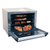 Cadco OV-023P Stainless Steel 1 Deck Half Size Electric Convection Oven - 208-240 Volts 1-Ph