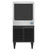 Hoshizaki KM-81BAK 17.75" W Stainless Steel Air-Cooled Cube Ice Make with Bin - 115 Volts