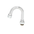 T&S Brass 131XM Nozzle swivel 4-3/4" H 2-13/16" spread