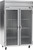 Beverage Air HFP2HC-1G 52" W Two-Section Glass Door Reach-In Horizon Series Freezer - 115 Volts