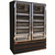 Howard McCray GF42BM-B-FF 52.25"W Two-Section Glass Door Freezer Frozen Foods Merchandiser