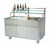 Lakeside 79863 60" Wilson Portable Back Bar with Stainless Steel Interior and Exterior