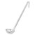 Winco LDI-2 2 Oz. Stainless Steel Ladle