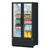 Turbo Air TGM-35SDH-N 39.5" W Two-Section Glass Door Super Deluxe Refrigerated Merchandiser