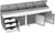 Beverage Air DPD119HC-3 119" W Four-Section Three Door Three Door Pizza Top Refrigerated Counter