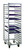 New Age 1338 64"H Roll-In Refrigerator/Proofer Standard-Angle 18 Sheet Pan Rack with 5" Centers