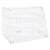 Winco ADC-3ADC-4 21" x 18" x 16-1/2"H Clear Acrylic Countertop Display Case (3 Trays Per Set)