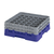 Cambro 36S434186 Camrack Glass Rack With (2) Soft Gray Extenders - 4 Cases