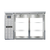 Continental Refrigerator BB50SNSSGDPT 50"W Glass Door Refrigerated Back Bar Cooler