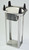 Lakeside V4010 Easy-Glide 10.5" Dia. Oval Stainless Steel 1-Tube Open Dish Dispenser