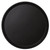 Cambro 1600CT110 16" Dia. Fiberglass Black Satin Round Camtread Serving Tray