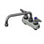 T&S Brass B-1112-CR Workboard Faucet deck mount 4"