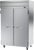 Beverage Air HRPS2HC-1S 52" W Two-Section Solid Door Reach-In Horizon Series Refrigerator