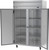 Beverage Air HRPS2HC-1S 52" W Two-Section Solid Door Reach-In Horizon Series Refrigerator
