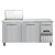 Continental Refrigerator RA68N12M 68" W One Door Refrigerated Base Sandwich Unit