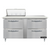 Continental Refrigerator D60N8C-D 60" W Two-Section Four Drawer Designer Line Sandwich Unit