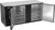 Beverage Air BB68HC-B 68" W Black Stainless Steel 2 Solid Doors Refrigerated Back Bar Storage Cabinet - 115 Volts