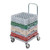 Cambro CDR2020H151 Gray Camdolly With Handle Swivel 3-1/2" Casters