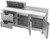 Beverage Air SPED72HC-08-2 72" W Three-Section Two Door Sandwich Top Refrigerated Counter