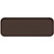 Cambro 926116 8.88" Brown Rectangle Camtray - 12/Case