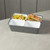 American Metalcraft B11G 96 Oz. Plastic Gray Rectangular Serving Bowl