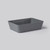 American Metalcraft B11G 96 Oz. Plastic Gray Rectangular Serving Bowl