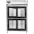 Continental Refrigerator D2RSNSGDHD 52" W Two-Section Glass Door Reach-In Designer Line Refrigerator