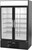 Beverage Air MMR44HC-1-B-IQ 47" W Two-Section Glass Door MarketMax Refrigerated Merchandiser