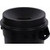 Carlisle 34103503 4.99" H X 22.64" Dia. Snap Down Tab Locks Polyethylene Black Bronco Funnel Lid