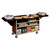 Lakeside 676 61.75" W Stainless Steel Drop Leaves Beverage Service Cart