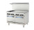 Turbo Air TARG-36G4B-NG 60" Natural Gas Radiance Restaurant Range - 257,000 BTU