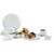 Carlisle 4380102 10" Dia. Plastic White Epicure Dinner Plate
