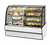 Federal Industries CGR5048DZ 50.13" W Curved Glass Vertical Dual Zone Bakery Case Refrigerated Left Non-Refrigerated Right