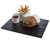 American Metalcraft FSLT10 10" Plastic Gray Rectangular Endurance Platter