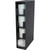 San Jamar L2203 Black Polystyrene 5-1/2"L x 13"W x 24-1/2"H Lid & Straw Tower