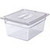 Carlisle 10222B07 8.7 Qt. 1/2 Size Capacity Clear Storplus Food Pan