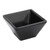 American Metalcraft MELSCB21 2 Oz. Plastic Black Square Sauce Cup