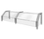 Piper Products CPGC-74 74"W Single-Sided Classic Protector Guard